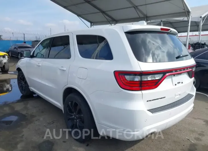 DODGE DURANGO 2020 vin 1C4RDHAG9LC102681 from auto auction Iaai