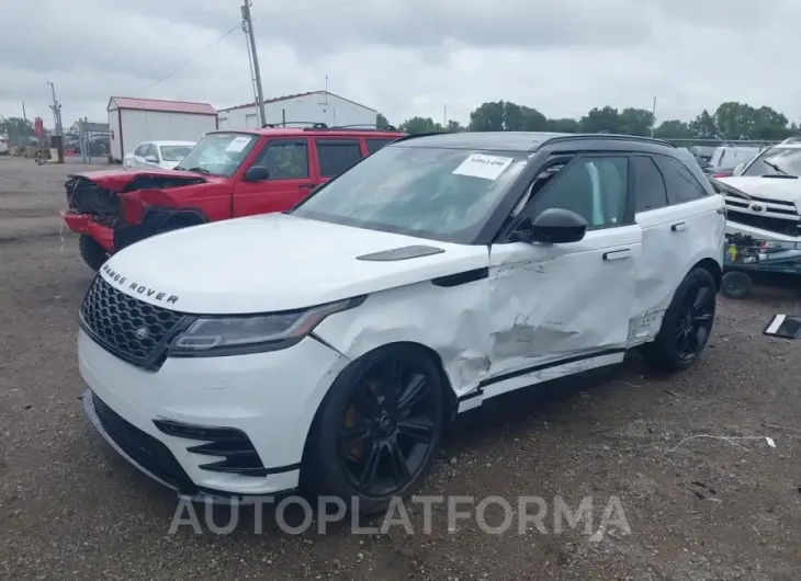 LAND ROVER RANGE ROVER VELAR 2022 vin SALYT2EX3NA345349 from auto auction Iaai