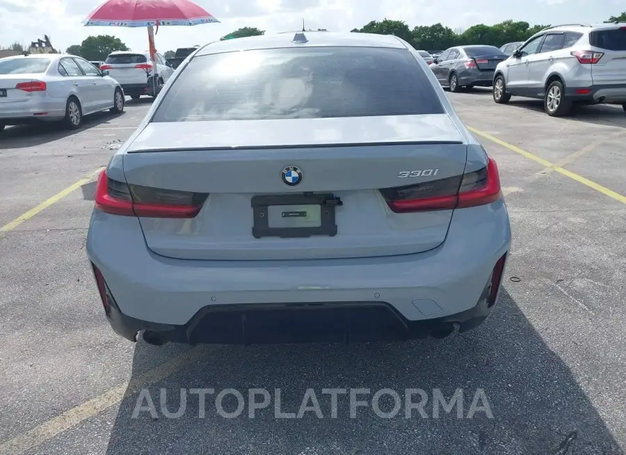 BMW 330I 2023 vin 3MW69FF02P8D43951 from auto auction Iaai