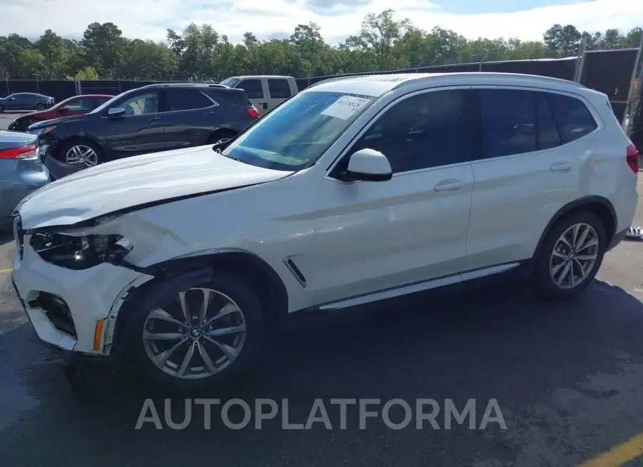 BMW X3 2019 vin 5UXTR7C52KLE97915 from auto auction Iaai