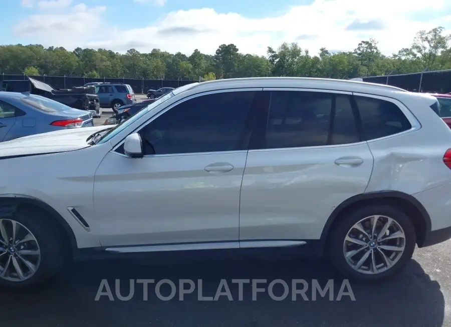 BMW X3 2019 vin 5UXTR7C52KLE97915 from auto auction Iaai