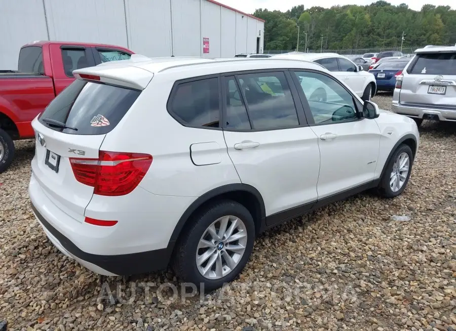 BMW X3 2016 vin 5UXWZ7C57G0T42859 from auto auction Iaai