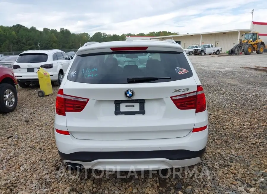 BMW X3 2016 vin 5UXWZ7C57G0T42859 from auto auction Iaai