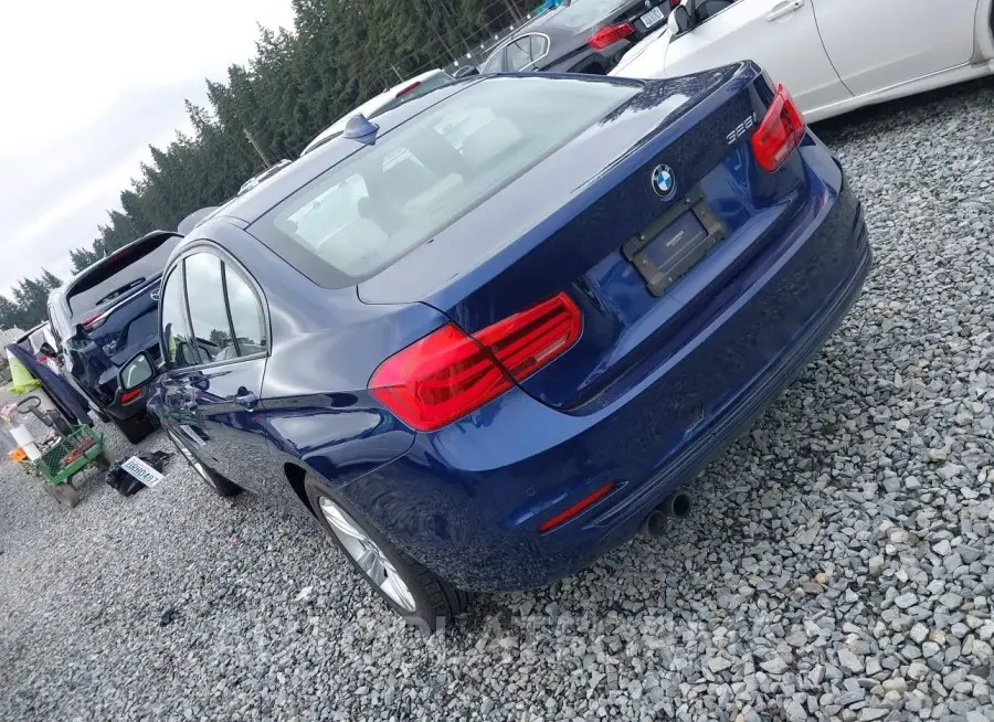 BMW 328I  2016 vin WBA8E9C5XGK603971 from auto auction Iaai