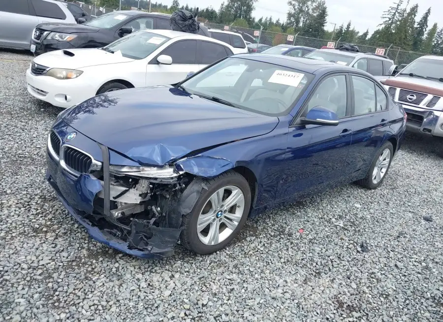 BMW 328I  2016 vin WBA8E9C5XGK603971 from auto auction Iaai