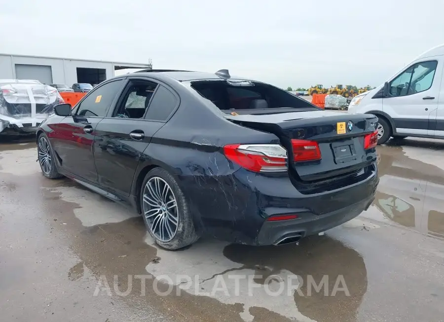 BMW 540I 2018 vin WBAJE5C52JWA95315 from auto auction Iaai