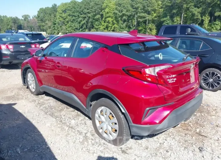 TOYOTA C-HR 2019 vin NMTKHMBX3KR072490 from auto auction Iaai