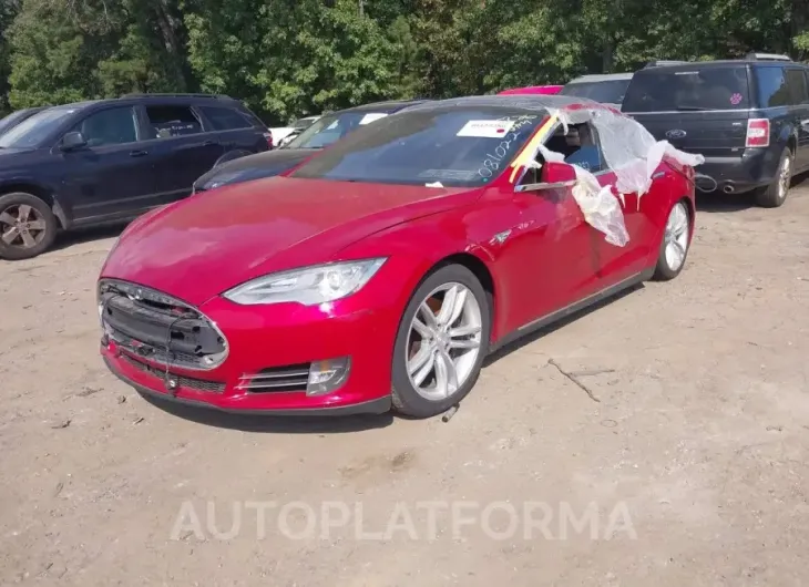 TESLA MODEL S 2015 vin 5YJSA1H21FF081022 from auto auction Iaai