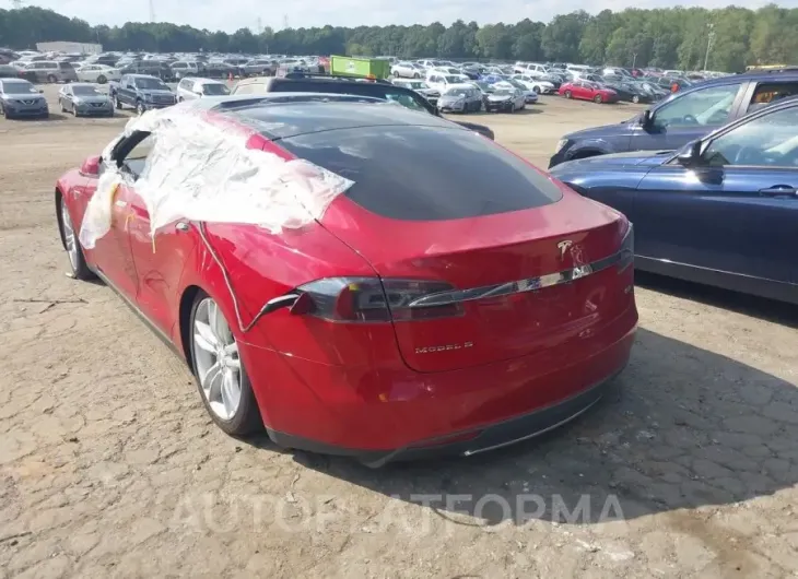 TESLA MODEL S 2015 vin 5YJSA1H21FF081022 from auto auction Iaai