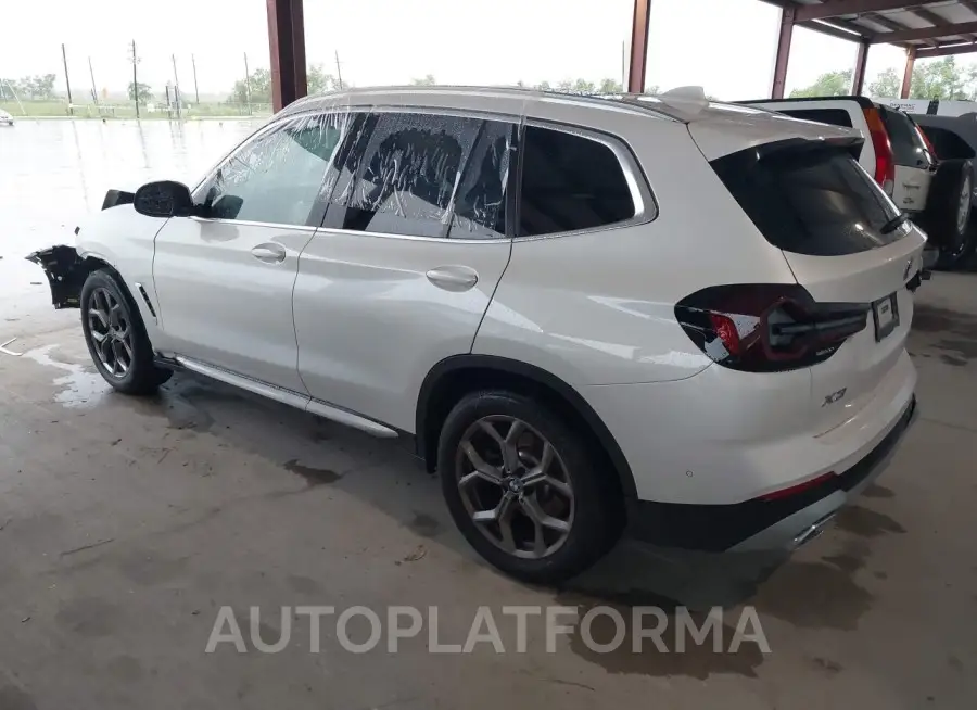 BMW X3 2024 vin 5UX43DP07R9U65436 from auto auction Iaai