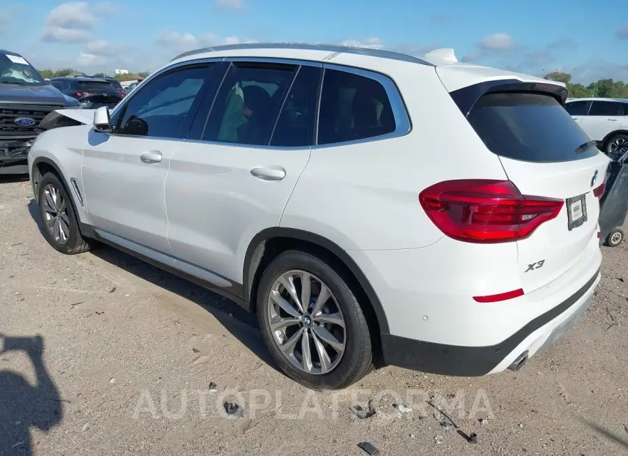 BMW X3 2019 vin 5UXTR9C55KLD96833 from auto auction Iaai