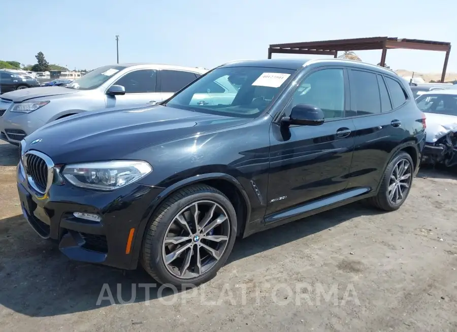 BMW X3 2018 vin 5UXTR9C58JLC74935 from auto auction Iaai