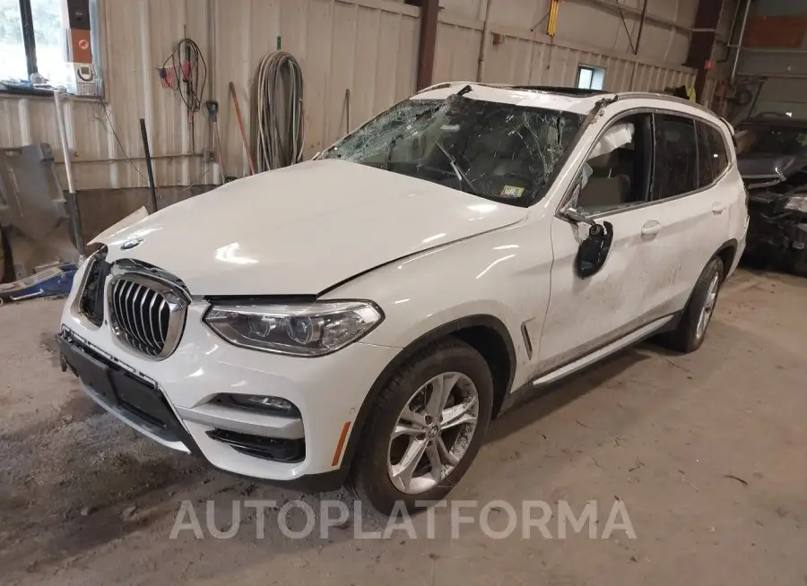 BMW X3 2021 vin 5UXTY5C00M9H34462 from auto auction Iaai