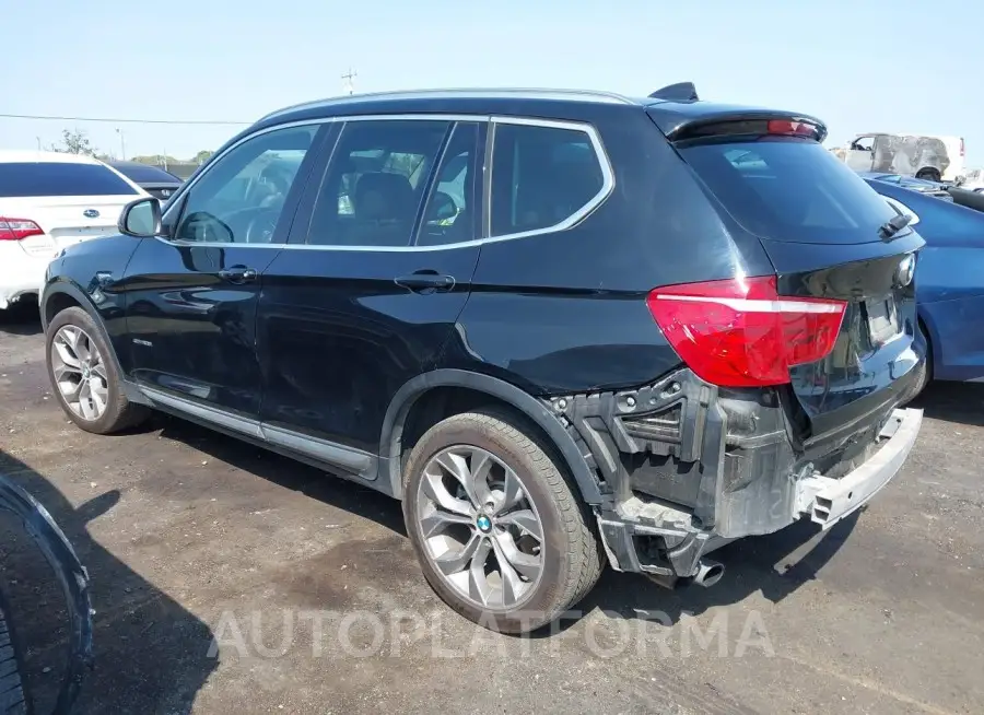 BMW X3 2017 vin 5UXWZ7C34H0X39414 from auto auction Iaai