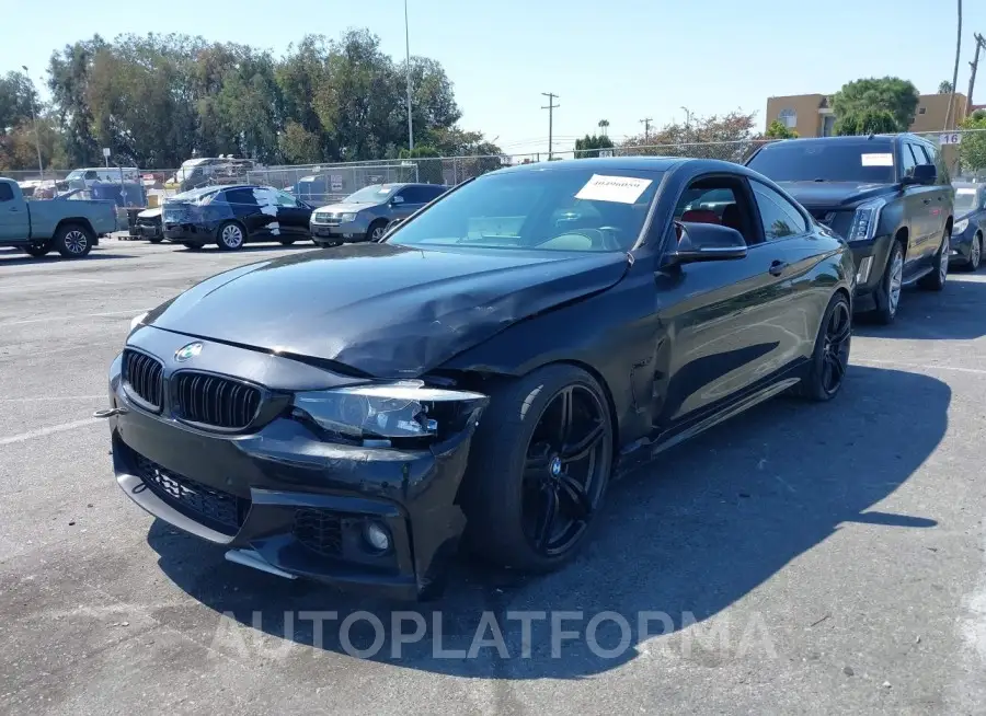 BMW 440I 2019 vin WBA4W7C52KAG53037 from auto auction Iaai