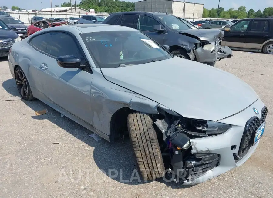 BMW 430I 2023 vin WBA53AP03PCL18256 from auto auction Iaai