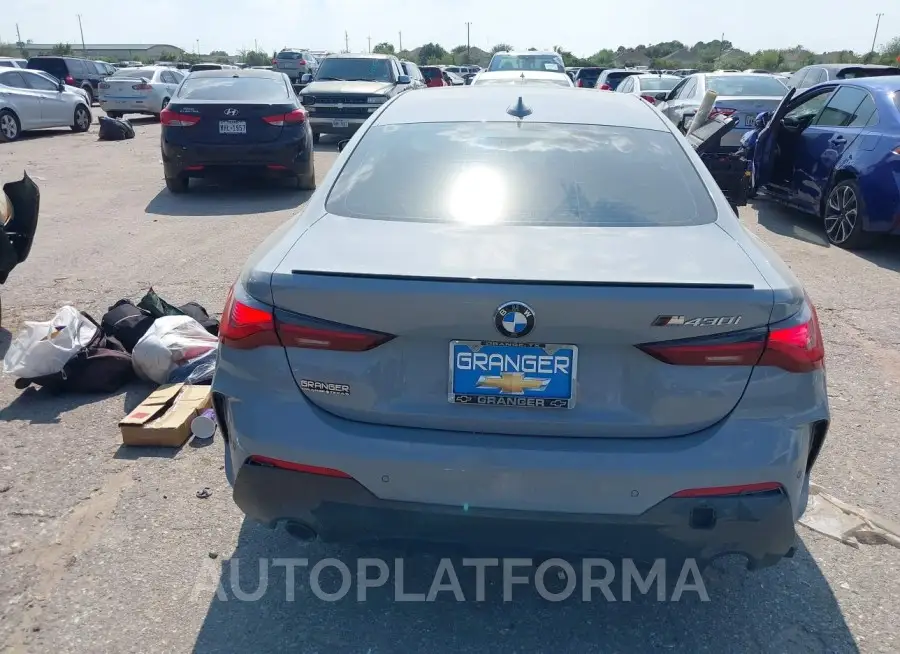 BMW 430I 2023 vin WBA53AP03PCL18256 from auto auction Iaai