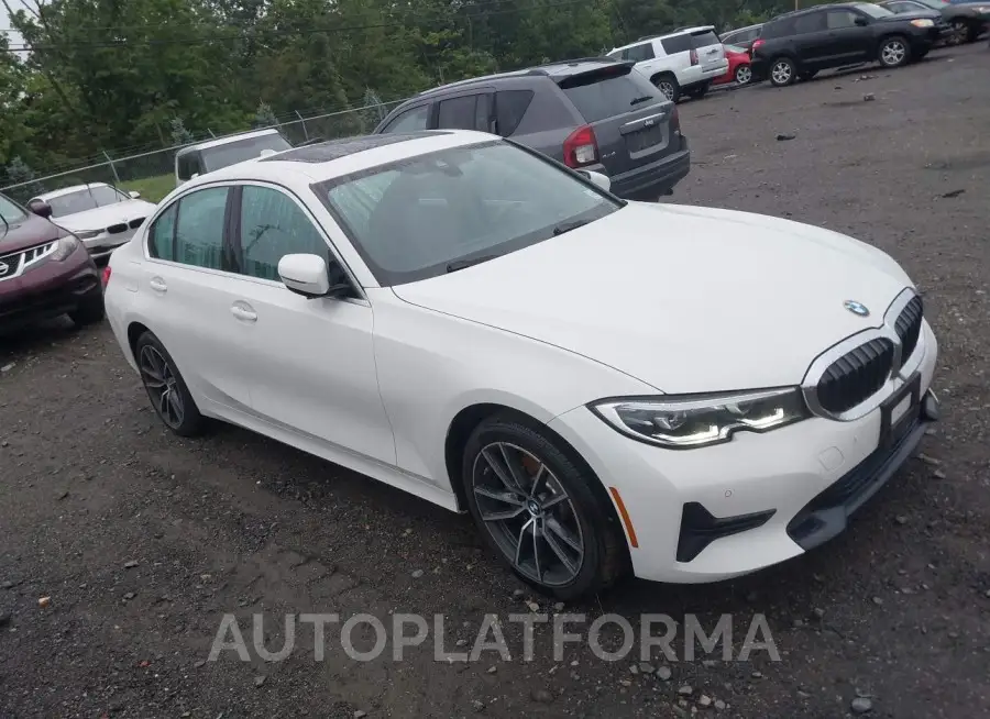 BMW 330I 2019 vin WBA5R7C57KFH26319 from auto auction Iaai