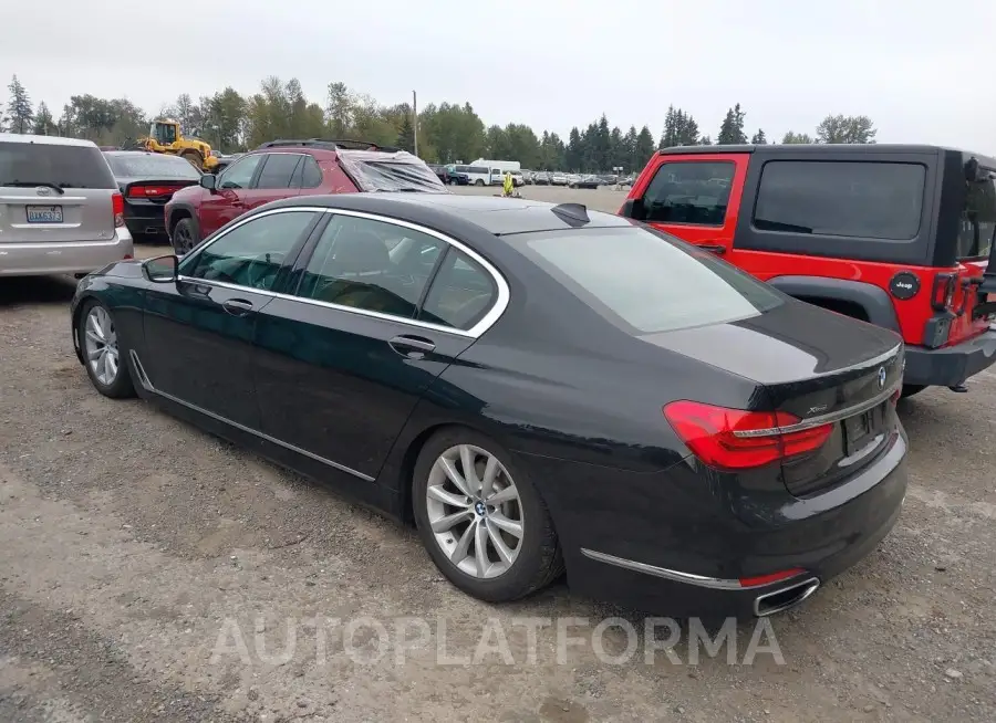 BMW 740I 2017 vin WBA7E4C38HGV23313 from auto auction Iaai