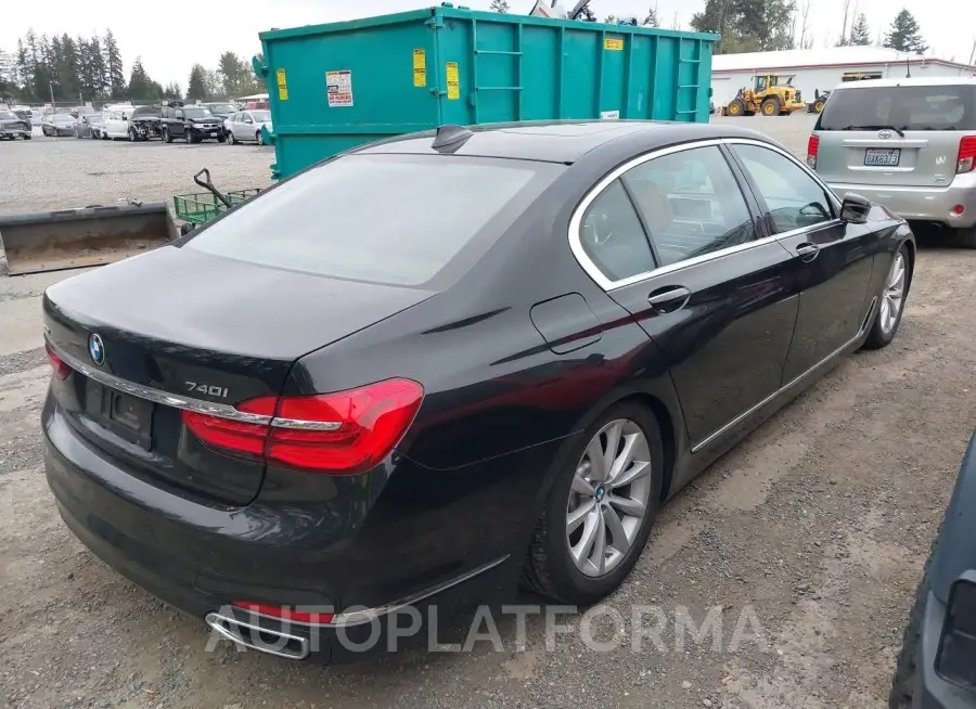 BMW 740I 2017 vin WBA7E4C38HGV23313 from auto auction Iaai