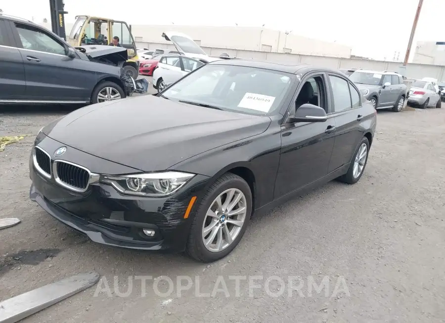 BMW 320I 2018 vin WBA8A9C56JAH14271 from auto auction Iaai