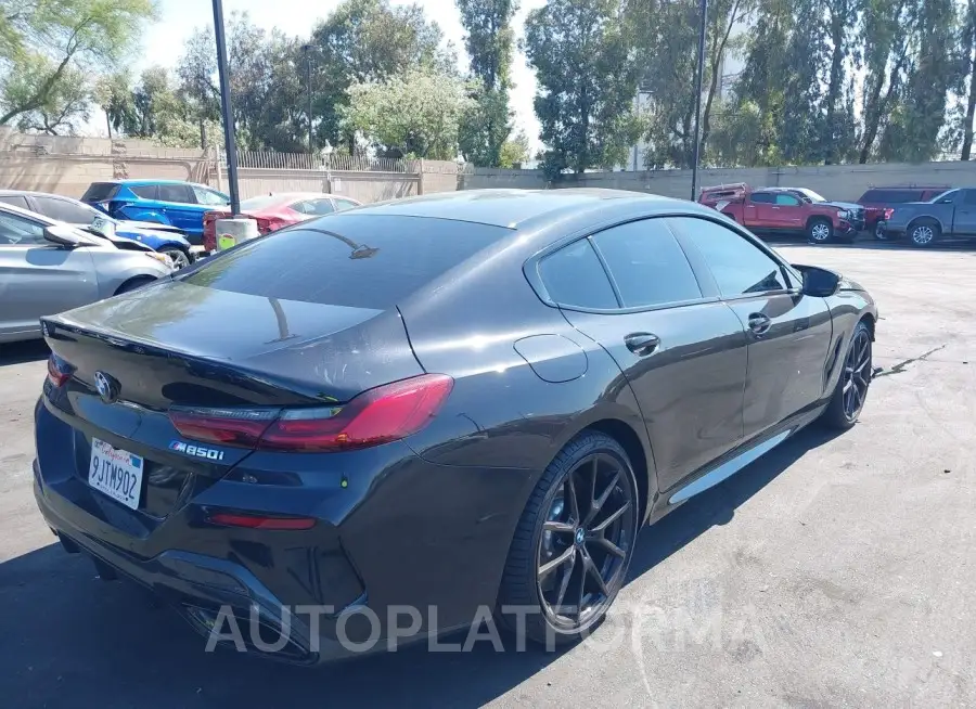 BMW M850I GRAN COUPE 2024 vin WBAGV8C08RCP37322 from auto auction Iaai