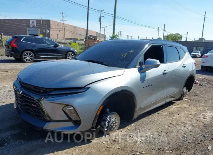 CHEVROLET BLAZER 2023 vin 3GNKBERS3PS165474 from auto auction Iaai