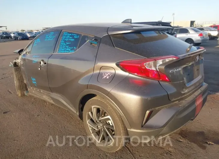 TOYOTA C-HR 2021 vin JTNKHMBXXM1112190 from auto auction Iaai