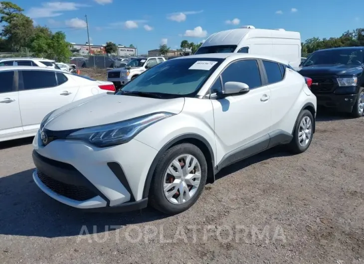 TOYOTA C-HR 2021 vin NMTKHMBX0MR124922 from auto auction Iaai