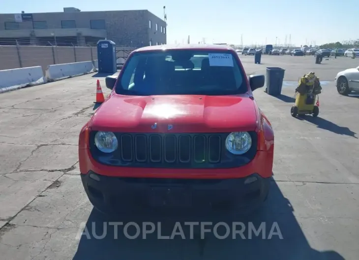 JEEP RENEGADE 2016 vin ZACCJAAT4GPC74623 from auto auction Iaai