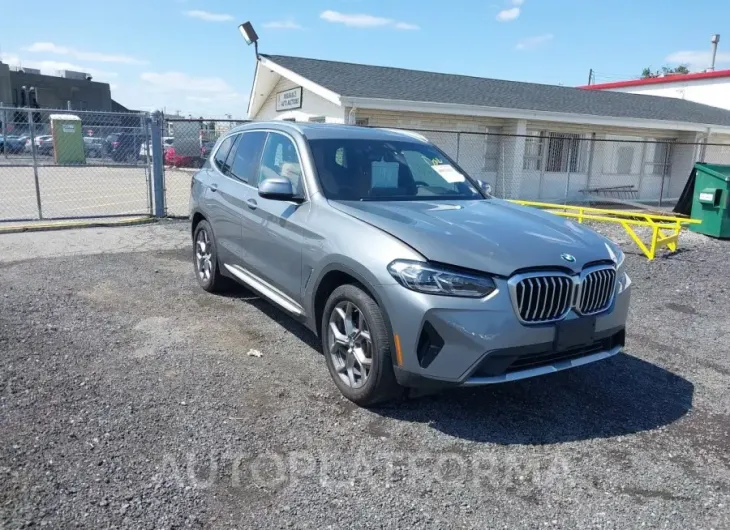 BMW X3 2024 vin 5UX53DP08R9U95128 from auto auction Iaai