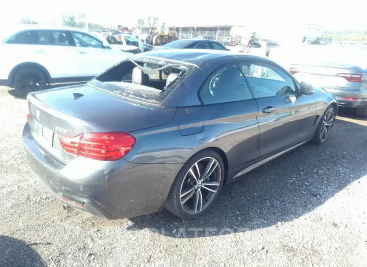 BMW 435I 2016 vin WBA3T3C58G5A42345 from auto auction Iaai