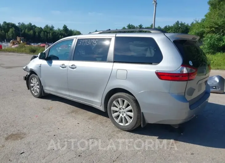 TOYOTA SIENNA 2017 vin 5TDDZ3DC2HS159219 from auto auction Iaai