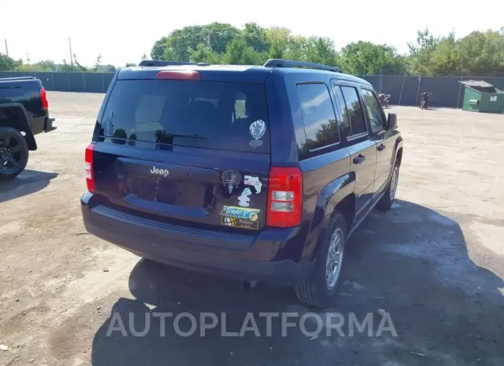 JEEP PATRIOT 2016 vin 1C4NJPBA4GD717053 from auto auction Iaai