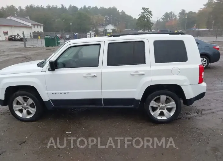 JEEP PATRIOT 2016 vin 1C4NJPFA3GD609131 from auto auction Iaai