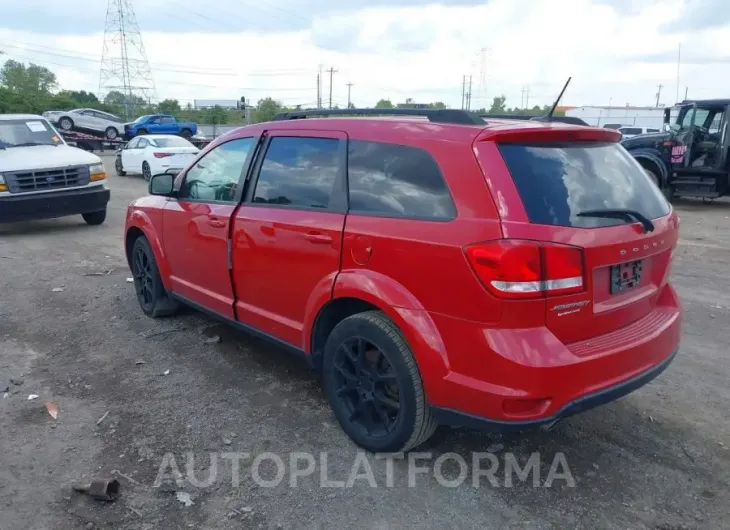 DODGE JOURNEY 2016 vin 3C4PDCCG8GT185053 from auto auction Iaai