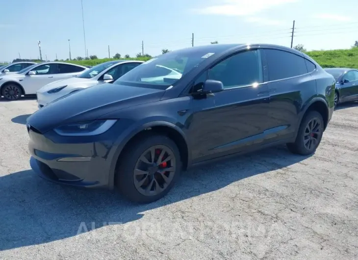 TESLA MODEL X 2024 vin 7SAXCBE66RF447500 from auto auction Iaai