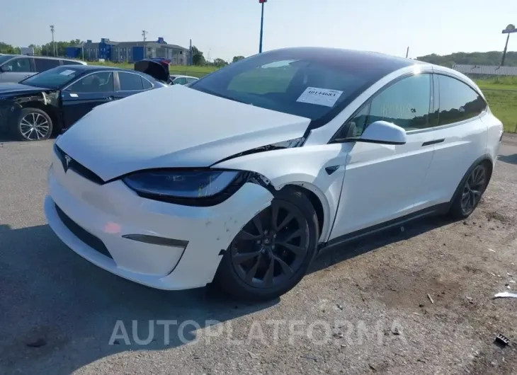 TESLA MODEL X 2024 vin 7SAXCDE5XRF446546 from auto auction Iaai