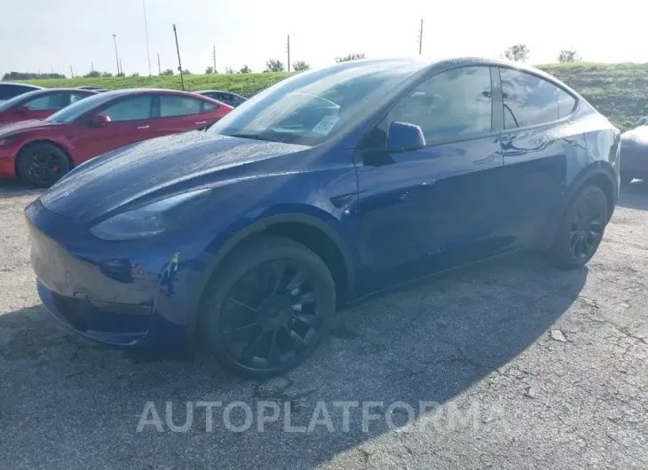 TESLA MODEL Y 2024 vin 7SAYGDED3RF091395 from auto auction Iaai