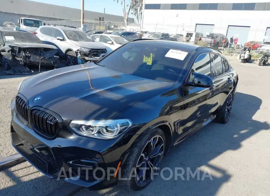 BMW X4 M 2020 vin 5YMUJ0C09LLU67308 from auto auction Iaai