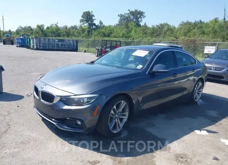 BMW 440I GRAN COUPE 2019 vin WBA4J5C53KBM66352 from auto auction Iaai