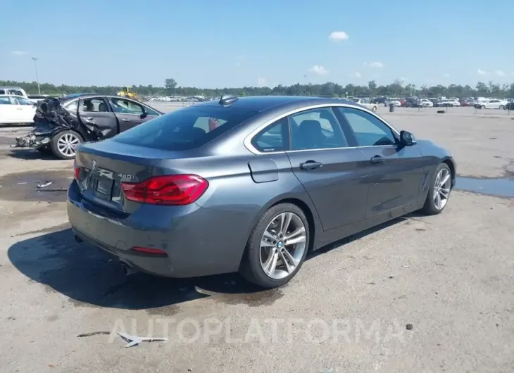 BMW 440I GRAN COUPE 2019 vin WBA4J5C53KBM66352 from auto auction Iaai