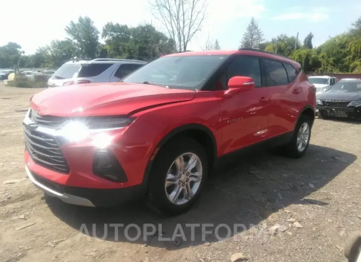 CHEVROLET BLAZER 2020 vin 3GNKBCRSXLS725912 from auto auction Iaai