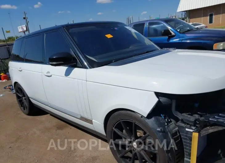 LAND ROVER RANGE ROVER 2017 vin SALGS5FE8HA344697 from auto auction Iaai