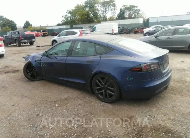 TESLA MODEL S 2022 vin 5YJSA1E58NF492656 from auto auction Iaai