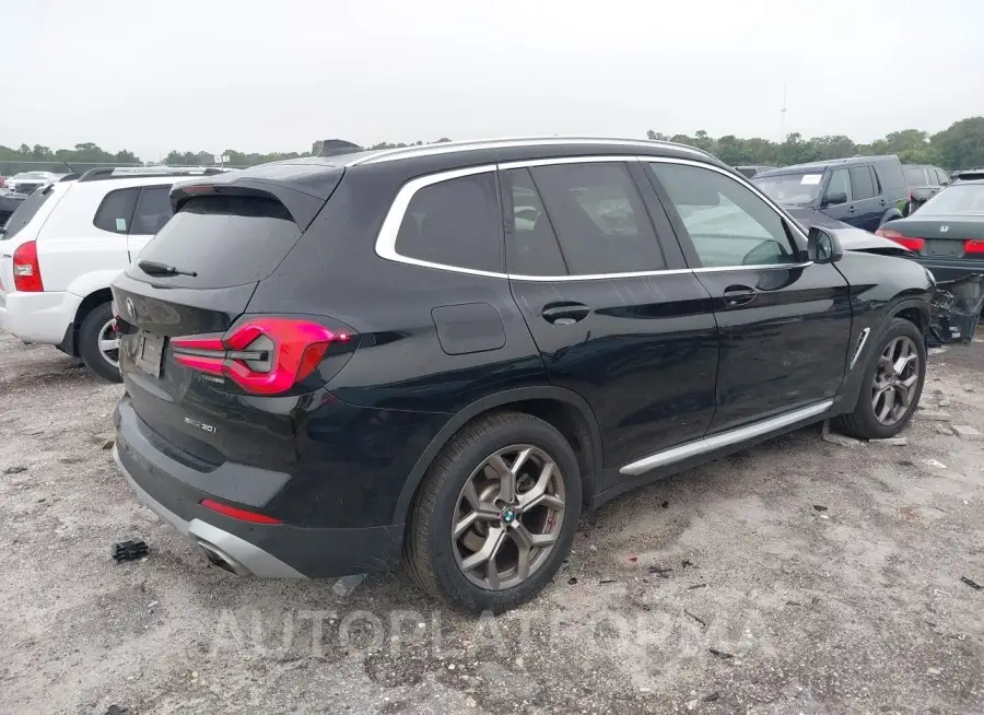 BMW X3 2022 vin 5UX43DP06N9L90870 from auto auction Iaai