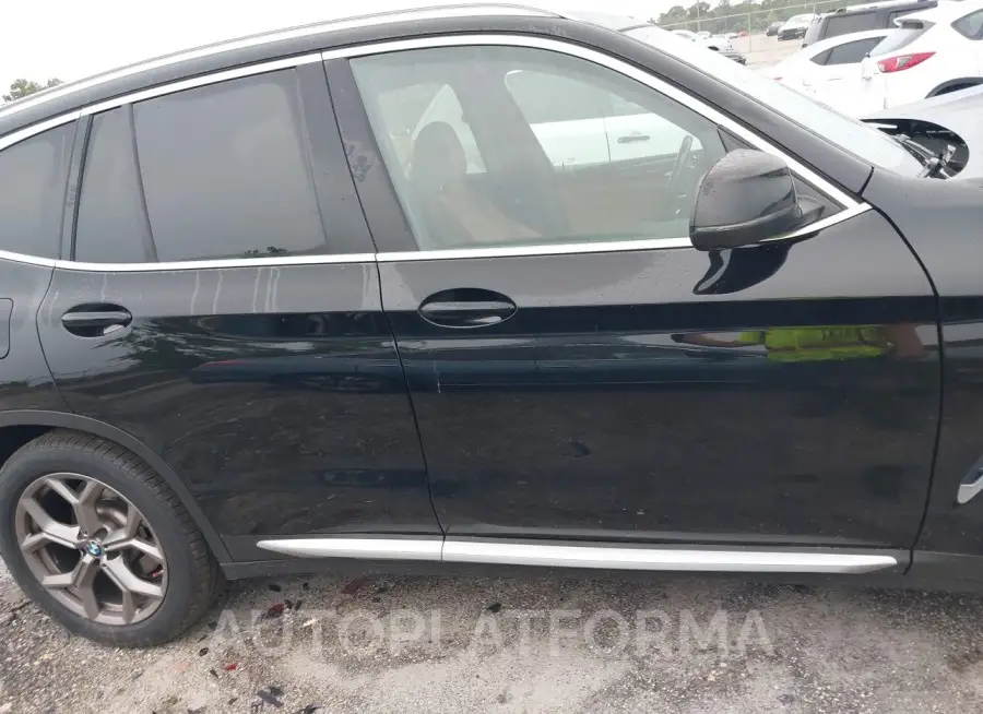 BMW X3 2022 vin 5UX43DP06N9L90870 from auto auction Iaai