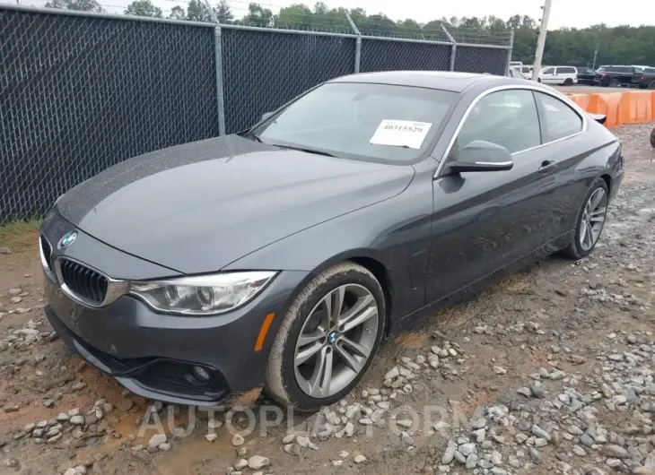 BMW 428I 2016 vin WBA3N7C56GK227641 from auto auction Iaai