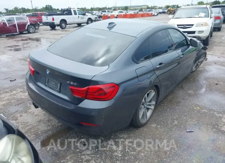 BMW 430I GRAN COUPE 2018 vin WBA4J1C57JBM10843 from auto auction Iaai