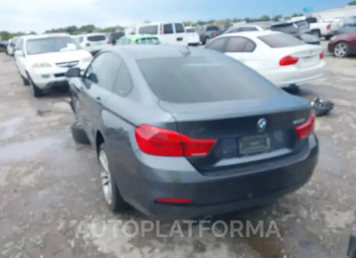 BMW 430I GRAN COUPE 2018 vin WBA4J1C57JBM10843 from auto auction Iaai